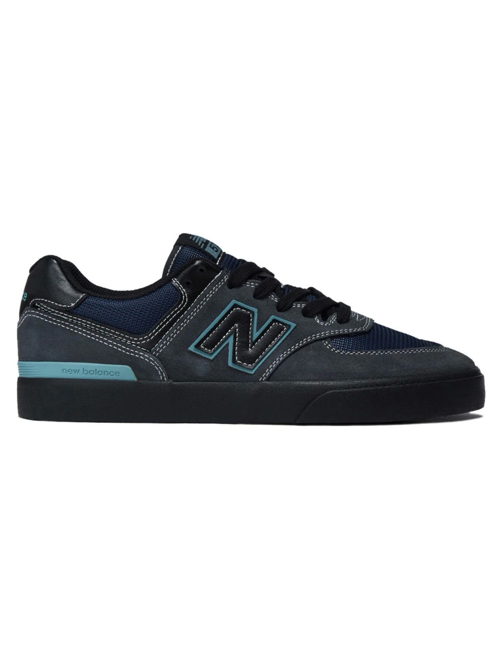 🖤🩵 NEW BALANCE 574 VULC BLACK TEAL 🩵🖤